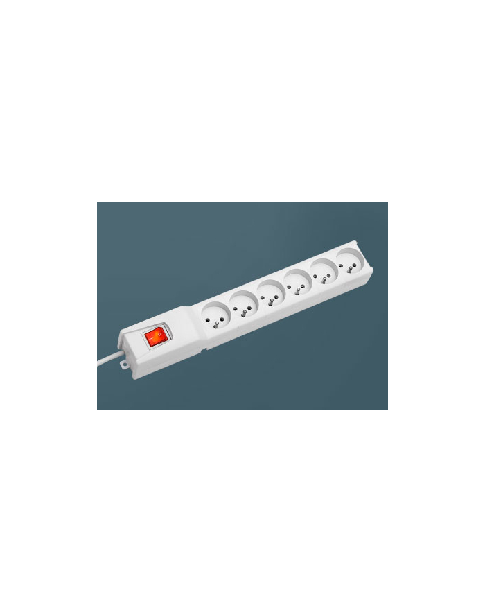 Lestar LP-630 W 10A, przedłużacz, 5,0m, biały główny