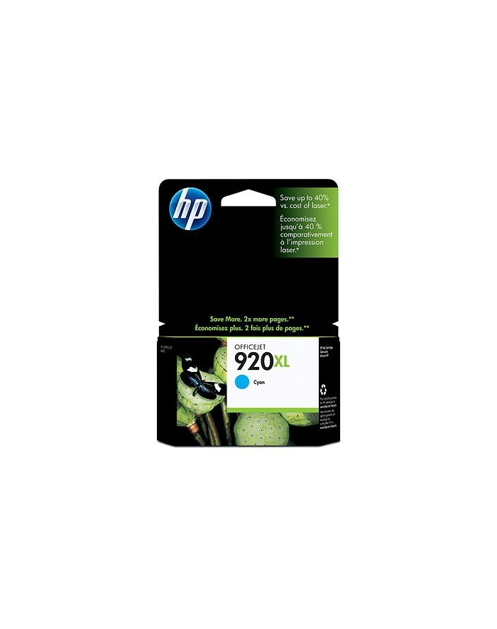 Tusz HP cyjan Nr 920XL do drukarek HP OfficeJet Pro 6500<br>[CD972AE#BGY] główny