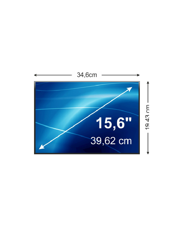 WHITENERGY matryca LCD, podś. CCFL, 15.6'', 1366x768, 30 pin, matt główny