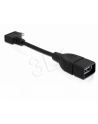 KABEL USB MICRO KĄTOWY 90”->USB AM(F) OTG 11CM DELOCK - nr 4