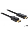 KABEL DISPLAYPORT M->HDMI M 2M GOLD DELOCK - nr 18