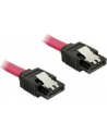 KABEL SATA DATA III 30CM Z ZATRZASKAMI METALOWYMI DELOCK - nr 28