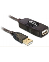 PRZEDŁUŻACZ USB AM-AF 2.0 15M AKTYWNY BLACK DELOCK - nr 26