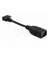 KABEL USB MICRO KĄTOWY 90”->USB AM(F) OTG 11CM DELOCK - nr 12