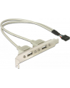 Gniazda USB 2 x 2.0 na śledziu - nr 25
