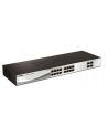 D-LINK DGS-1210-20, Gigabit Smart Switch with 16 10/100/1000Base-T ports and 4 Gigabit MiniGBIC (SFP) ports, 802.3x Flow Control, 802.3ad Link Aggregation, 802.1Q VLAN, 802.1p Priority Queues, Port mirroring,, Jumbo Frame support, 802.1D STP, ACL, LL - nr 10