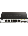 D-LINK DGS-1210-20, Gigabit Smart Switch with 16 10/100/1000Base-T ports and 4 Gigabit MiniGBIC (SFP) ports, 802.3x Flow Control, 802.3ad Link Aggregation, 802.1Q VLAN, 802.1p Priority Queues, Port mirroring,, Jumbo Frame support, 802.1D STP, ACL, LL - nr 28