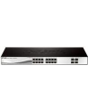 D-LINK DGS-1210-20, Gigabit Smart Switch with 16 10/100/1000Base-T ports and 4 Gigabit MiniGBIC (SFP) ports, 802.3x Flow Control, 802.3ad Link Aggregation, 802.1Q VLAN, 802.1p Priority Queues, Port mirroring,, Jumbo Frame support, 802.1D STP, ACL, LL - nr 32