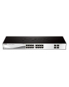D-LINK DGS-1210-20, Gigabit Smart Switch with 16 10/100/1000Base-T ports and 4 Gigabit MiniGBIC (SFP) ports, 802.3x Flow Control, 802.3ad Link Aggregation, 802.1Q VLAN, 802.1p Priority Queues, Port mirroring,, Jumbo Frame support, 802.1D STP, ACL, LL - nr 4