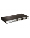 D-LINK DGS-1210-28P, Gigabit Smart Switch with 24 10/100/1000Base-T PoE ports and 4 Gigabit MiniGBIC (SFP) ports, 802.3af, 802.3at (port 1-4), power budget 185 watts, 802.3x Flow Control, 802.3ad Link Aggregation, 802.1Q VLAN, 802.1p Priority Queues, - nr 10