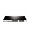 D-LINK DGS-1210-28P, Gigabit Smart Switch with 24 10/100/1000Base-T PoE ports and 4 Gigabit MiniGBIC (SFP) ports, 802.3af, 802.3at (port 1-4), power budget 185 watts, 802.3x Flow Control, 802.3ad Link Aggregation, 802.1Q VLAN, 802.1p Priority Queues, - nr 20
