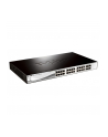 D-LINK DGS-1210-28P, Gigabit Smart Switch with 24 10/100/1000Base-T PoE ports and 4 Gigabit MiniGBIC (SFP) ports, 802.3af, 802.3at (port 1-4), power budget 185 watts, 802.3x Flow Control, 802.3ad Link Aggregation, 802.1Q VLAN, 802.1p Priority Queues, - nr 31