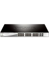 D-LINK DGS-1210-28P, Gigabit Smart Switch with 24 10/100/1000Base-T PoE ports and 4 Gigabit MiniGBIC (SFP) ports, 802.3af, 802.3at (port 1-4), power budget 185 watts, 802.3x Flow Control, 802.3ad Link Aggregation, 802.1Q VLAN, 802.1p Priority Queues, - nr 34