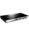 D-LINK DGS-1210-28P, Gigabit Smart Switch with 24 10/100/1000Base-T PoE ports and 4 Gigabit MiniGBIC (SFP) ports, 802.3af, 802.3at (port 1-4), power budget 185 watts, 802.3x Flow Control, 802.3ad Link Aggregation, 802.1Q VLAN, 802.1p Priority Queues, - nr 53