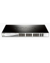 D-LINK DGS-1210-28P, Gigabit Smart Switch with 24 10/100/1000Base-T PoE ports and 4 Gigabit MiniGBIC (SFP) ports, 802.3af, 802.3at (port 1-4), power budget 185 watts, 802.3x Flow Control, 802.3ad Link Aggregation, 802.1Q VLAN, 802.1p Priority Queues, - nr 3