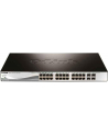 D-LINK DGS-1210-28P, Gigabit Smart Switch with 24 10/100/1000Base-T PoE ports and 4 Gigabit MiniGBIC (SFP) ports, 802.3af, 802.3at (port 1-4), power budget 185 watts, 802.3x Flow Control, 802.3ad Link Aggregation, 802.1Q VLAN, 802.1p Priority Queues, - nr 57