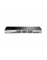 D-LINK DGS-1210-28, Gigabit Smart Switch with 24 10/100/1000Base-T ports and 4 Gigabit MiniGBIC (SFP) ports, 802.3x Flow Control, 802.3ad Link Aggregation, 802.1Q VLAN, 802.1p Priority Queues, Port mirroring, Jumbo Frame support, 802.1D STP, ACL, LLD - nr 27