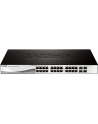 D-LINK DGS-1210-28, Gigabit Smart Switch with 24 10/100/1000Base-T ports and 4 Gigabit MiniGBIC (SFP) ports, 802.3x Flow Control, 802.3ad Link Aggregation, 802.1Q VLAN, 802.1p Priority Queues, Port mirroring, Jumbo Frame support, 802.1D STP, ACL, LLD - nr 50