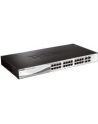 D-LINK DGS-1210-28, Gigabit Smart Switch with 24 10/100/1000Base-T ports and 4 Gigabit MiniGBIC (SFP) ports, 802.3x Flow Control, 802.3ad Link Aggregation, 802.1Q VLAN, 802.1p Priority Queues, Port mirroring, Jumbo Frame support, 802.1D STP, ACL, LLD - nr 52