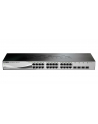 D-LINK DGS-1210-28, Gigabit Smart Switch with 24 10/100/1000Base-T ports and 4 Gigabit MiniGBIC (SFP) ports, 802.3x Flow Control, 802.3ad Link Aggregation, 802.1Q VLAN, 802.1p Priority Queues, Port mirroring, Jumbo Frame support, 802.1D STP, ACL, LLD - nr 56