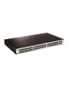 D-LINK DGS-1210-52, Gigabit Smart Switch with 48 10/100/1000Base-T ports and 4 Gigabit MiniGBIC (SFP) ports, 802.3x Flow Control, 802.3ad Link Aggregation, 802.1Q VLAN, 802.1p Priority Queues, Port mirroring, Jumbo Frame support, 802.1D STP, ACL, LLD - nr 13