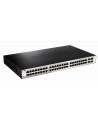 D-LINK DGS-1210-52, Gigabit Smart Switch with 48 10/100/1000Base-T ports and 4 Gigabit MiniGBIC (SFP) ports, 802.3x Flow Control, 802.3ad Link Aggregation, 802.1Q VLAN, 802.1p Priority Queues, Port mirroring, Jumbo Frame support, 802.1D STP, ACL, LLD - nr 14