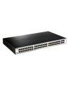 D-LINK DGS-1210-52, Gigabit Smart Switch with 48 10/100/1000Base-T ports and 4 Gigabit MiniGBIC (SFP) ports, 802.3x Flow Control, 802.3ad Link Aggregation, 802.1Q VLAN, 802.1p Priority Queues, Port mirroring, Jumbo Frame support, 802.1D STP, ACL, LLD - nr 21