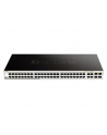 D-LINK DGS-1210-52, Gigabit Smart Switch with 48 10/100/1000Base-T ports and 4 Gigabit MiniGBIC (SFP) ports, 802.3x Flow Control, 802.3ad Link Aggregation, 802.1Q VLAN, 802.1p Priority Queues, Port mirroring, Jumbo Frame support, 802.1D STP, ACL, LLD - nr 26