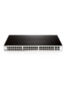 D-LINK DGS-1210-52, Gigabit Smart Switch with 48 10/100/1000Base-T ports and 4 Gigabit MiniGBIC (SFP) ports, 802.3x Flow Control, 802.3ad Link Aggregation, 802.1Q VLAN, 802.1p Priority Queues, Port mirroring, Jumbo Frame support, 802.1D STP, ACL, LLD - nr 35