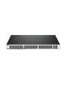 D-LINK DGS-1210-52, Gigabit Smart Switch with 48 10/100/1000Base-T ports and 4 Gigabit MiniGBIC (SFP) ports, 802.3x Flow Control, 802.3ad Link Aggregation, 802.1Q VLAN, 802.1p Priority Queues, Port mirroring, Jumbo Frame support, 802.1D STP, ACL, LLD - nr 39