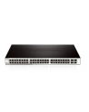 D-LINK DGS-1210-52, Gigabit Smart Switch with 48 10/100/1000Base-T ports and 4 Gigabit MiniGBIC (SFP) ports, 802.3x Flow Control, 802.3ad Link Aggregation, 802.1Q VLAN, 802.1p Priority Queues, Port mirroring, Jumbo Frame support, 802.1D STP, ACL, LLD - nr 43