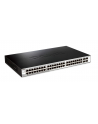 D-LINK DGS-1210-52, Gigabit Smart Switch with 48 10/100/1000Base-T ports and 4 Gigabit MiniGBIC (SFP) ports, 802.3x Flow Control, 802.3ad Link Aggregation, 802.1Q VLAN, 802.1p Priority Queues, Port mirroring, Jumbo Frame support, 802.1D STP, ACL, LLD - nr 46