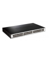 D-LINK DGS-1210-52, Gigabit Smart Switch with 48 10/100/1000Base-T ports and 4 Gigabit MiniGBIC (SFP) ports, 802.3x Flow Control, 802.3ad Link Aggregation, 802.1Q VLAN, 802.1p Priority Queues, Port mirroring, Jumbo Frame support, 802.1D STP, ACL, LLD - nr 49