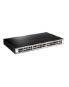 D-LINK DGS-1210-52, Gigabit Smart Switch with 48 10/100/1000Base-T ports and 4 Gigabit MiniGBIC (SFP) ports, 802.3x Flow Control, 802.3ad Link Aggregation, 802.1Q VLAN, 802.1p Priority Queues, Port mirroring, Jumbo Frame support, 802.1D STP, ACL, LLD - nr 61