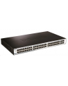 D-LINK DGS-1210-52, Gigabit Smart Switch with 48 10/100/1000Base-T ports and 4 Gigabit MiniGBIC (SFP) ports, 802.3x Flow Control, 802.3ad Link Aggregation, 802.1Q VLAN, 802.1p Priority Queues, Port mirroring, Jumbo Frame support, 802.1D STP, ACL, LLD - nr 4