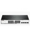D-LINK DGS-1210-20, Gigabit Smart Switch with 16 10/100/1000Base-T ports and 4 Gigabit MiniGBIC (SFP) ports, 802.3x Flow Control, 802.3ad Link Aggregation, 802.1Q VLAN, 802.1p Priority Queues, Port mirroring,, Jumbo Frame support, 802.1D STP, ACL, LL - nr 29