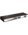 D-LINK DGS-1210-20, Gigabit Smart Switch with 16 10/100/1000Base-T ports and 4 Gigabit MiniGBIC (SFP) ports, 802.3x Flow Control, 802.3ad Link Aggregation, 802.1Q VLAN, 802.1p Priority Queues, Port mirroring,, Jumbo Frame support, 802.1D STP, ACL, LL - nr 42