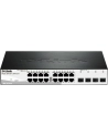 D-LINK DGS-1210-20, Gigabit Smart Switch with 16 10/100/1000Base-T ports and 4 Gigabit MiniGBIC (SFP) ports, 802.3x Flow Control, 802.3ad Link Aggregation, 802.1Q VLAN, 802.1p Priority Queues, Port mirroring,, Jumbo Frame support, 802.1D STP, ACL, LL - nr 49