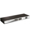 D-LINK DGS-1210-20, Gigabit Smart Switch with 16 10/100/1000Base-T ports and 4 Gigabit MiniGBIC (SFP) ports, 802.3x Flow Control, 802.3ad Link Aggregation, 802.1Q VLAN, 802.1p Priority Queues, Port mirroring,, Jumbo Frame support, 802.1D STP, ACL, LL - nr 50