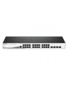 D-LINK DGS-1210-28, Gigabit Smart Switch with 24 10/100/1000Base-T ports and 4 Gigabit MiniGBIC (SFP) ports, 802.3x Flow Control, 802.3ad Link Aggregation, 802.1Q VLAN, 802.1p Priority Queues, Port mirroring, Jumbo Frame support, 802.1D STP, ACL, LLD - nr 15