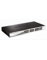 D-LINK DGS-1210-28, Gigabit Smart Switch with 24 10/100/1000Base-T ports and 4 Gigabit MiniGBIC (SFP) ports, 802.3x Flow Control, 802.3ad Link Aggregation, 802.1Q VLAN, 802.1p Priority Queues, Port mirroring, Jumbo Frame support, 802.1D STP, ACL, LLD - nr 19