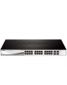 D-LINK DGS-1210-28, Gigabit Smart Switch with 24 10/100/1000Base-T ports and 4 Gigabit MiniGBIC (SFP) ports, 802.3x Flow Control, 802.3ad Link Aggregation, 802.1Q VLAN, 802.1p Priority Queues, Port mirroring, Jumbo Frame support, 802.1D STP, ACL, LLD - nr 1