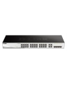 D-LINK DGS-1210-28, Gigabit Smart Switch with 24 10/100/1000Base-T ports and 4 Gigabit MiniGBIC (SFP) ports, 802.3x Flow Control, 802.3ad Link Aggregation, 802.1Q VLAN, 802.1p Priority Queues, Port mirroring, Jumbo Frame support, 802.1D STP, ACL, LLD - nr 21