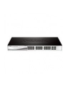 D-LINK DGS-1210-28, Gigabit Smart Switch with 24 10/100/1000Base-T ports and 4 Gigabit MiniGBIC (SFP) ports, 802.3x Flow Control, 802.3ad Link Aggregation, 802.1Q VLAN, 802.1p Priority Queues, Port mirroring, Jumbo Frame support, 802.1D STP, ACL, LLD - nr 25