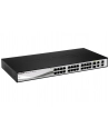 D-LINK DGS-1210-28, Gigabit Smart Switch with 24 10/100/1000Base-T ports and 4 Gigabit MiniGBIC (SFP) ports, 802.3x Flow Control, 802.3ad Link Aggregation, 802.1Q VLAN, 802.1p Priority Queues, Port mirroring, Jumbo Frame support, 802.1D STP, ACL, LLD - nr 33