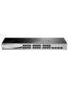 D-LINK DGS-1210-28, Gigabit Smart Switch with 24 10/100/1000Base-T ports and 4 Gigabit MiniGBIC (SFP) ports, 802.3x Flow Control, 802.3ad Link Aggregation, 802.1Q VLAN, 802.1p Priority Queues, Port mirroring, Jumbo Frame support, 802.1D STP, ACL, LLD - nr 56