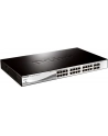 D-LINK DGS-1210-28, Gigabit Smart Switch with 24 10/100/1000Base-T ports and 4 Gigabit MiniGBIC (SFP) ports, 802.3x Flow Control, 802.3ad Link Aggregation, 802.1Q VLAN, 802.1p Priority Queues, Port mirroring, Jumbo Frame support, 802.1D STP, ACL, LLD - nr 65