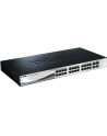 D-LINK DGS-1210-28, Gigabit Smart Switch with 24 10/100/1000Base-T ports and 4 Gigabit MiniGBIC (SFP) ports, 802.3x Flow Control, 802.3ad Link Aggregation, 802.1Q VLAN, 802.1p Priority Queues, Port mirroring, Jumbo Frame support, 802.1D STP, ACL, LLD - nr 66
