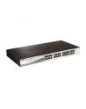 D-LINK DGS-1210-28, Gigabit Smart Switch with 24 10/100/1000Base-T ports and 4 Gigabit MiniGBIC (SFP) ports, 802.3x Flow Control, 802.3ad Link Aggregation, 802.1Q VLAN, 802.1p Priority Queues, Port mirroring, Jumbo Frame support, 802.1D STP, ACL, LLD - nr 72