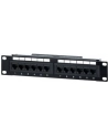 PATCH PANEL 10'' 12 PORT 1U KAT.5E CZARNY EQUIP - nr 10